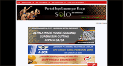 Desktop Screenshot of lokersoloraya.com